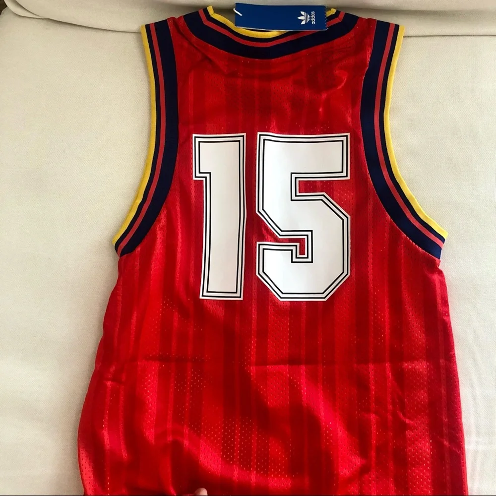 NWT Adidas Tank Top Women's Spain Soccer Jersey Dress World Cup CE2311 - Picture 4 of 8